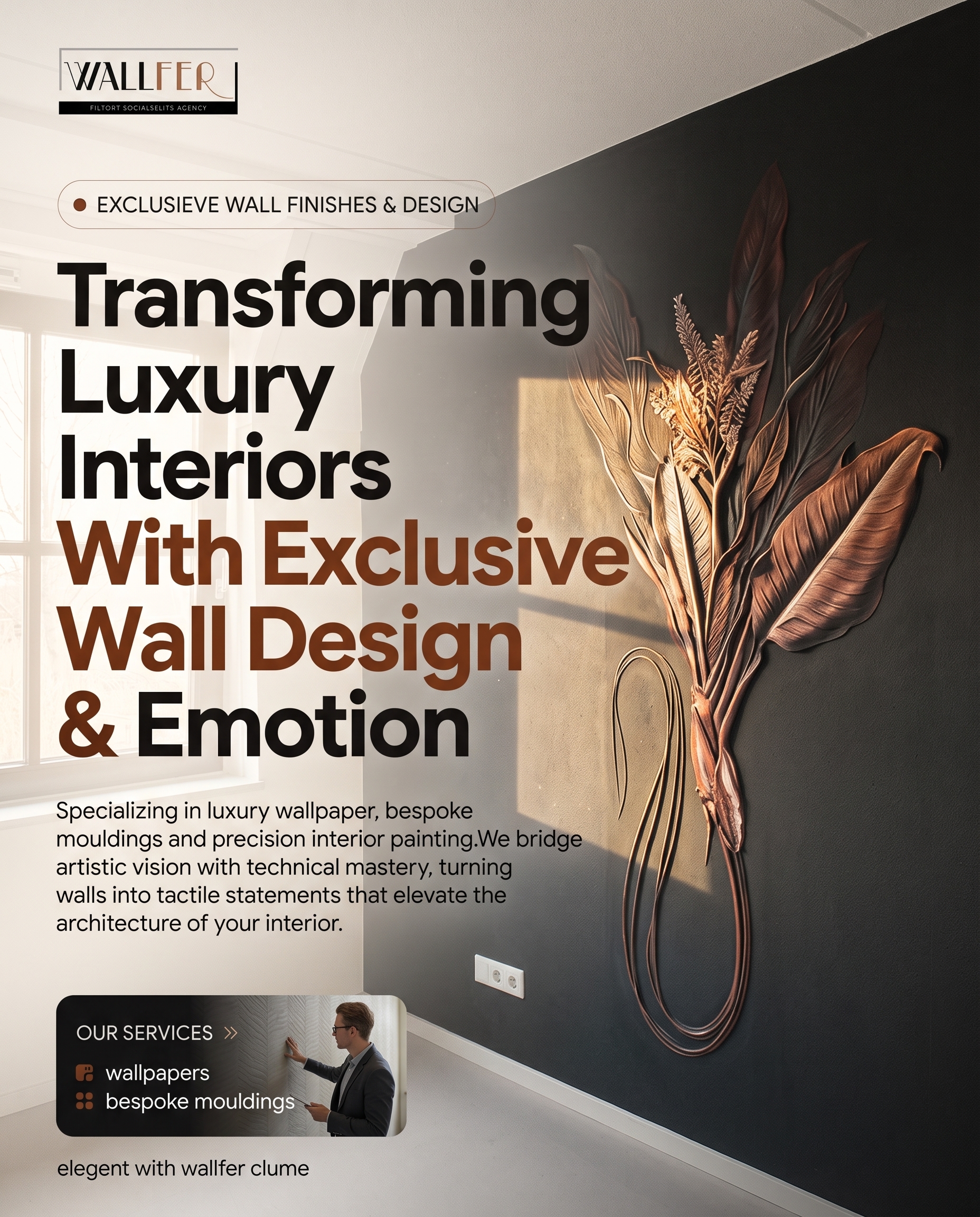 Wallfer modern wallpaper styling